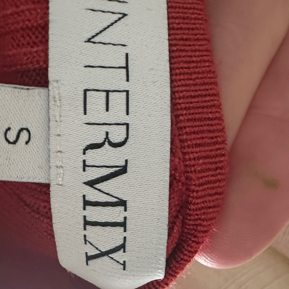 INTERMIX Strapless Red Dress - Picture 2 of 5